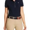 Ariat Blue Prix 2.0 Base Layer Polo Shirt -Fashion Women U39517s