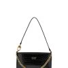 Guess Katey Croc Effect Mini Top Zip Shoulder Black Bag -Fashion Women U43760s