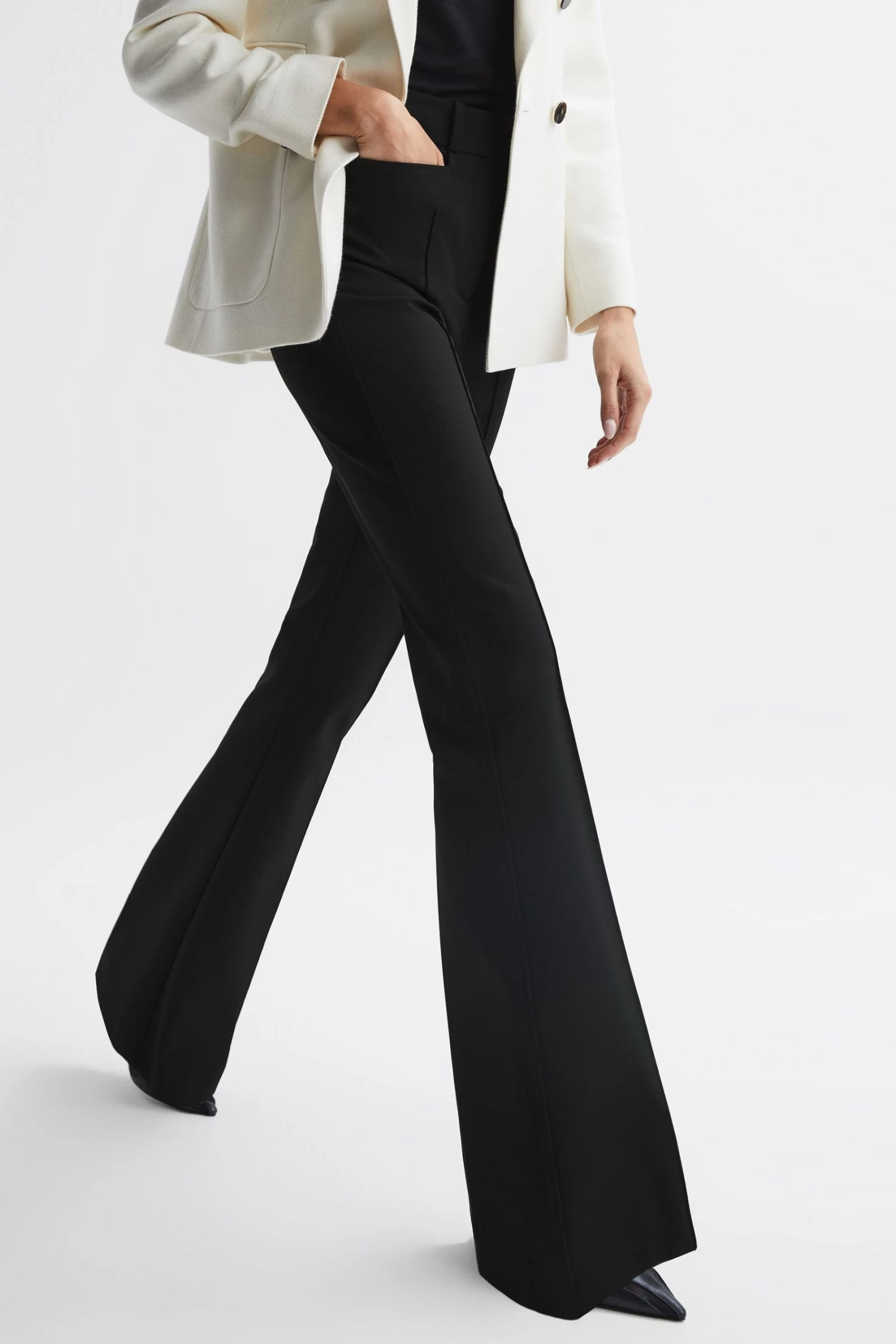 Reiss Dylan Flared Trousers 3 Reiss Dylan Flared Trousers