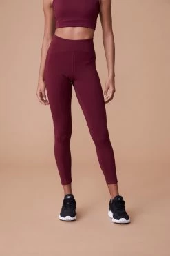 Active People Womens Red Lotus Leggings