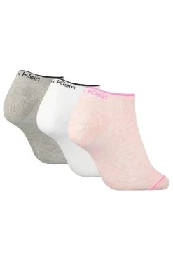 Calvin Klein Womens Pink Athleisure Sneaker Socks -Fashion Women U48809s2
