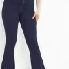 Simply Be Dark Indigo Kim Super Stretch Bootcut Long Leg Jeans -Fashion Women U49879s