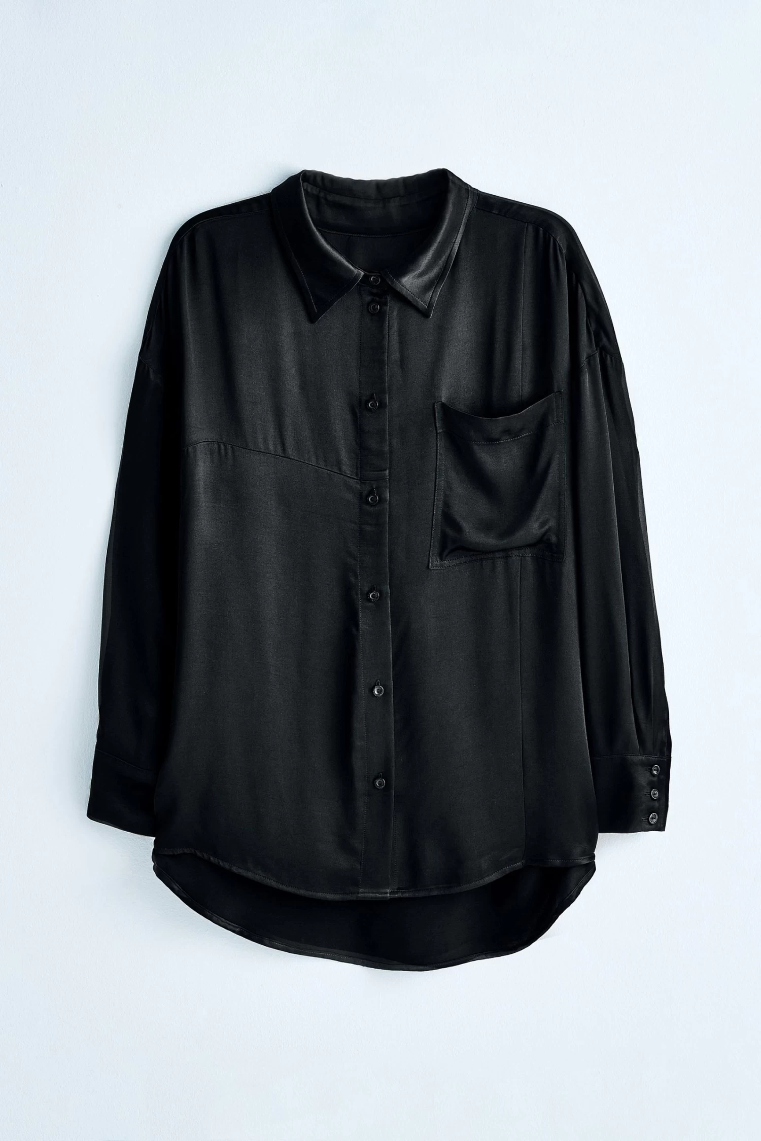 Next Own. Oversized Satin Shirt 11 Next Own. Oversized Satin Shirt - Image 9