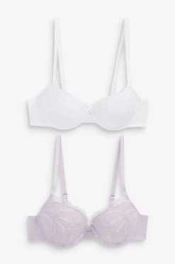Next Embroidered Bras 2 Pack
