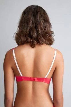 B By Ted Baker Red Heart Satin Balcony Bra 14 B By Ted Baker Red Heart Satin Balcony Bra -Fashion Women U63 099s5
