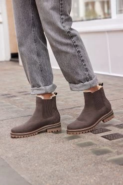 Next Forever Comfort® Faux Fur Trim Chelsea Boots