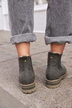 Next Forever Comfort® Faux Fur Trim Chelsea Boots -Fashion Women U63 379s3