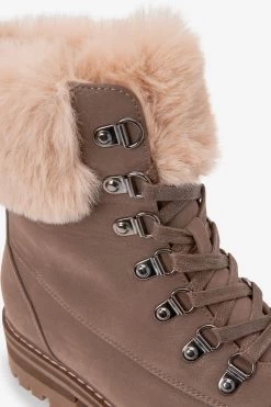 Next Forever Comfort® Faux Fur Lace-Up Ankle Boots -Fashion Women U65166s3