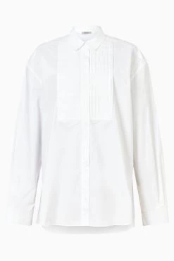 AllSaints Avril White Shirt -Fashion Women U65362s6
