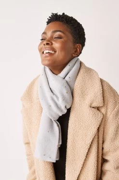 Next Foil Star Midweight Jersey Scarf -Fashion Women U66671s3