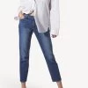 Paige Brigitte Mid Rise Boyfriend Jeans -Fashion Women U67731s