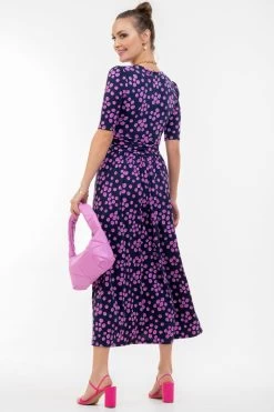 Jolie Moi Blue Print Jersey Maxi Dress 9 Jolie Moi Blue Print Jersey Maxi Dress -Fashion Women U68819s7