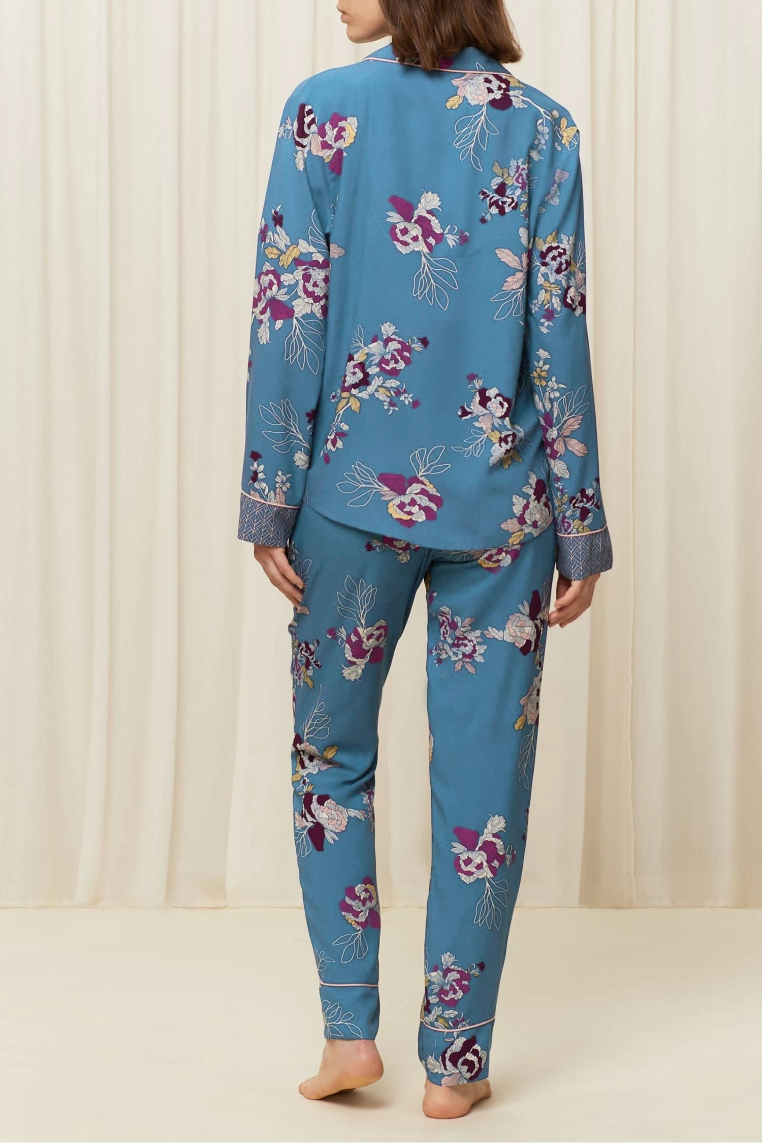 Triumph Blue Boyfriend Pyjama Set 4 Triumph Blue Boyfriend Pyjama Set - Image 2