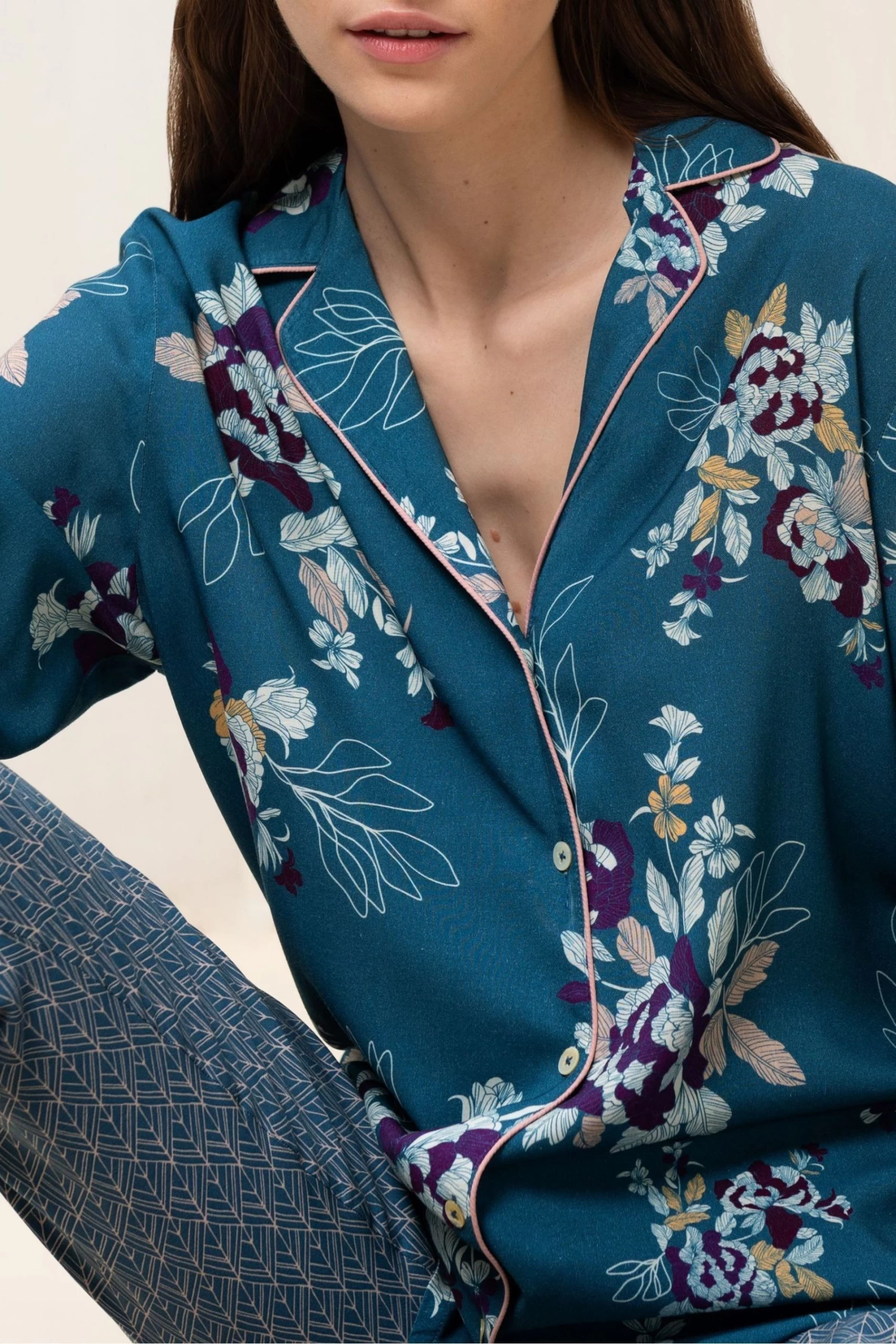 Triumph Blue Boyfriend Pyjama Set 5 Triumph Blue Boyfriend Pyjama Set - Image 3