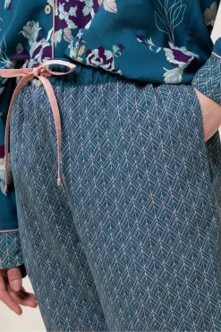 Triumph Blue Boyfriend Pyjama Set 12 Triumph Blue Boyfriend Pyjama Set -Fashion Women U70123s4