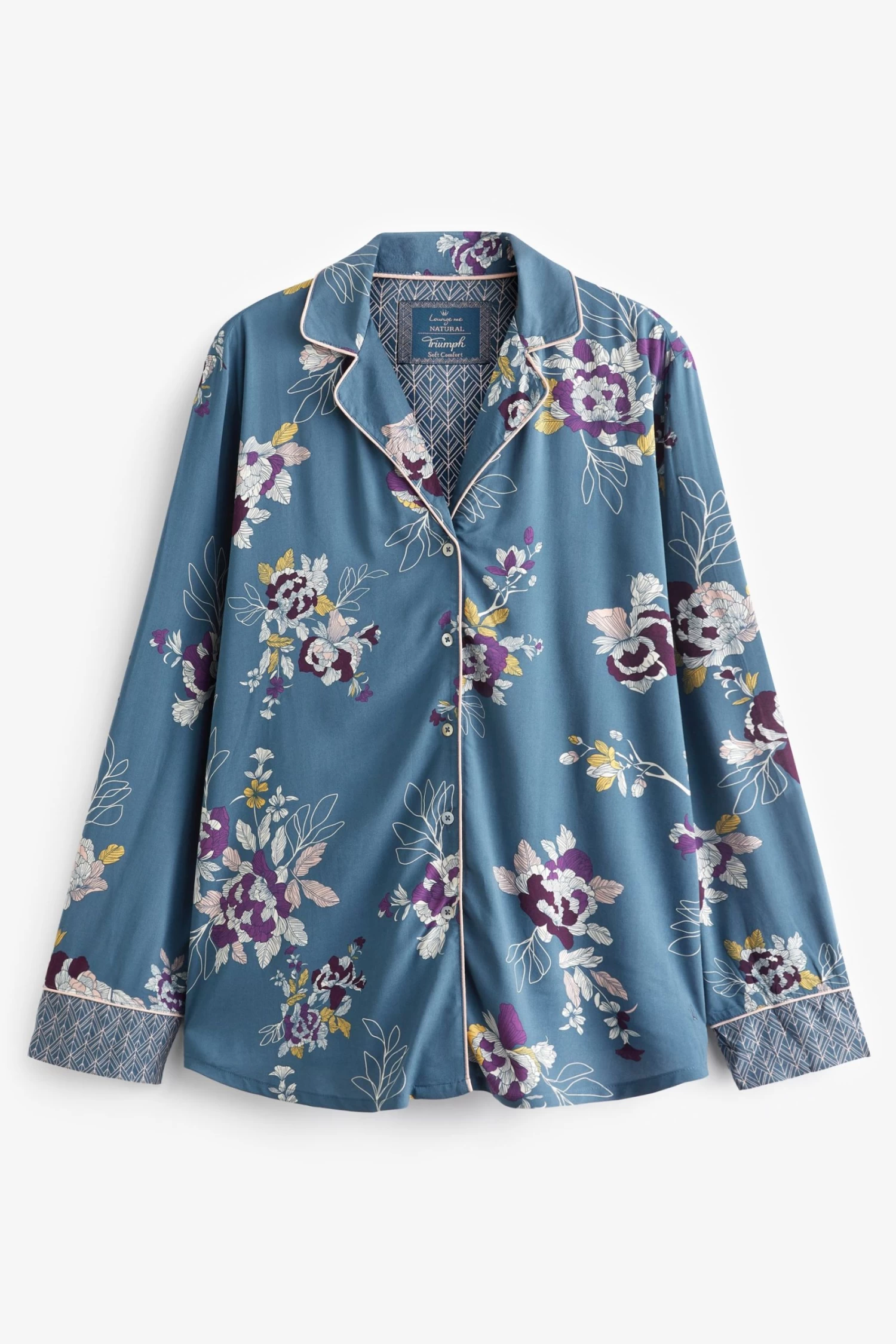 Triumph Blue Boyfriend Pyjama Set 8 Triumph Blue Boyfriend Pyjama Set - Image 6