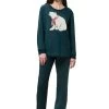 Triumph Green Character 02 Pyjama Set -Fashion Women U70127s