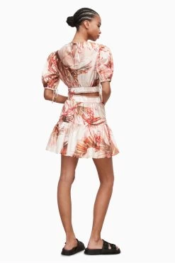 AllSaints Astria Luar Pink Top -Fashion Women U70934s5