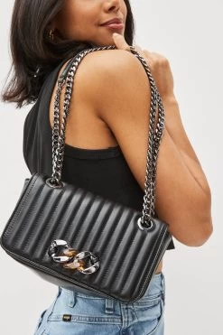Next Quilted Chain Cross-Body Bag