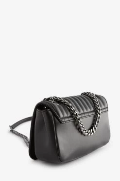 Next Quilted Chain Cross-Body Bag -Fashion Women U73219s4