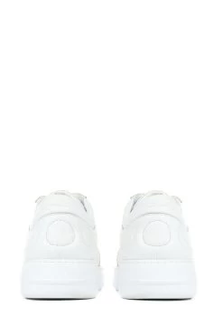 Jones Bootmaker Alani White Leather Platform Trainers -Fashion Women U75616s3