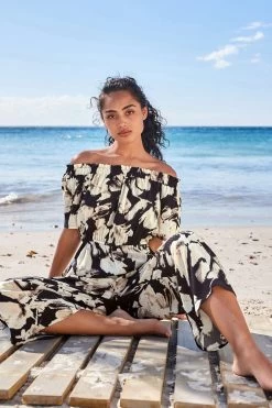 Next Off Shoulder Jumpsuit -Fashion Women U76 659s3