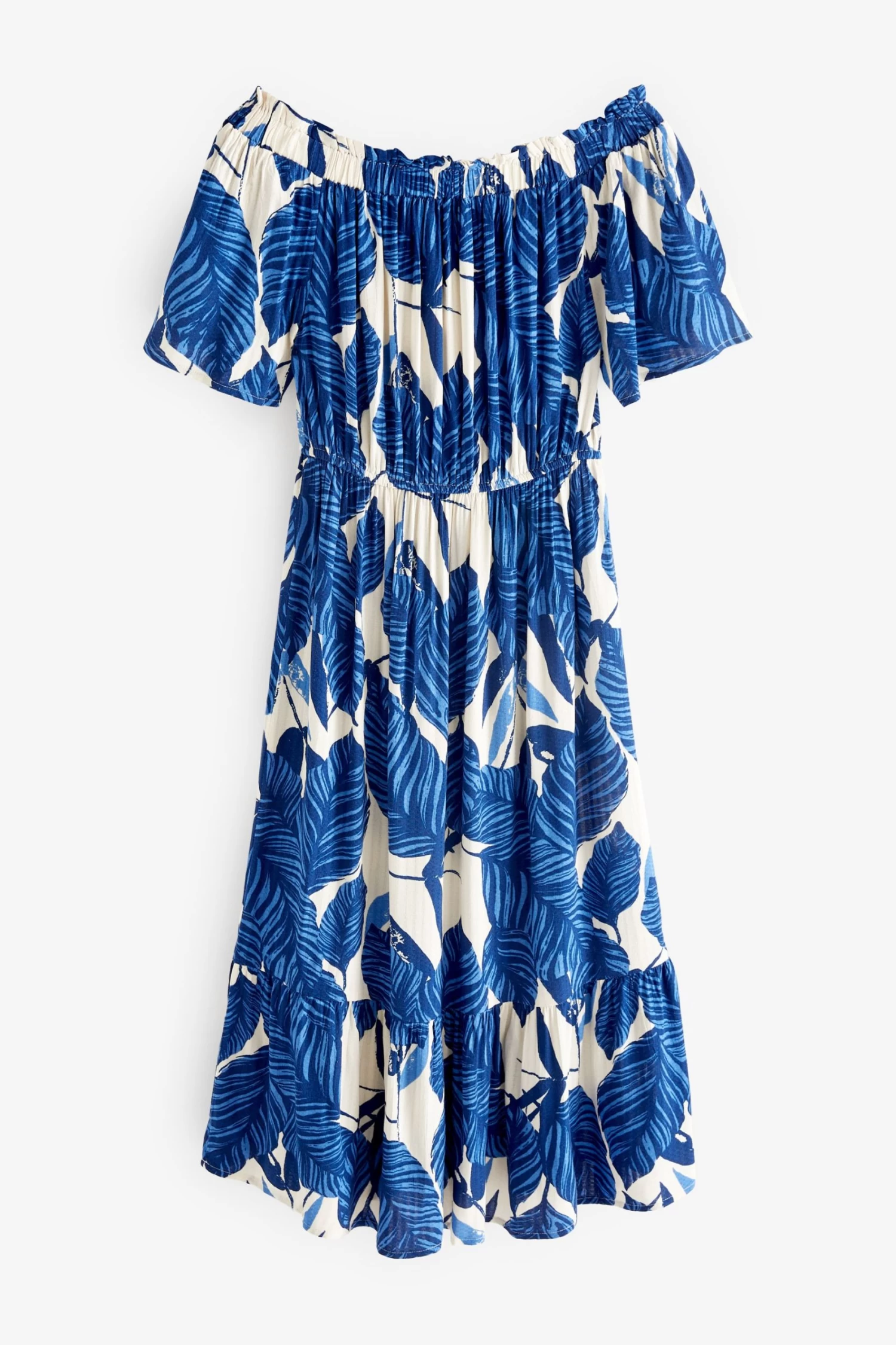 Next Off Shoulder Midi Summer Dress 7 Next Off Shoulder Midi Summer Dress - Image 5