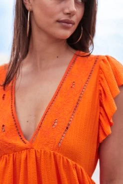 Next Seersucker Beach Coverup Dress -Fashion Women U80 241s3