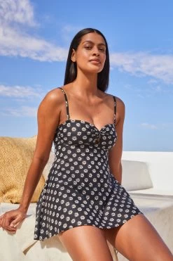 Next Bandeau Swim Dress -Fashion Women U80 635s4