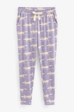 Lilac Purple Scion At Next Cotton Jersey Pyjamas 15 Lilac Purple Scion At Next Cotton Jersey Pyjamas -Fashion Women U81 929s7