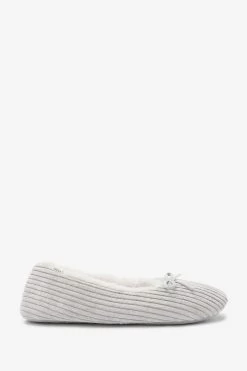 Next Corduroy Ballerina Slippers