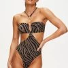Ann Summers Gold Santa Rosa Soft Swimsuit -Fashion Women U86062s