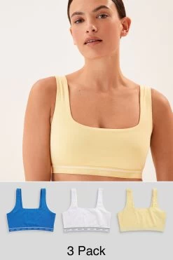 Next Cotton Crop Top 3 Pack