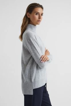 Reiss Chloe Cashmere Roll Neck Jumper -Fashion Women U90755s7