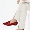 Next Red Forever Comfort® Pointed Toe Loafers -Fashion Women U92543s