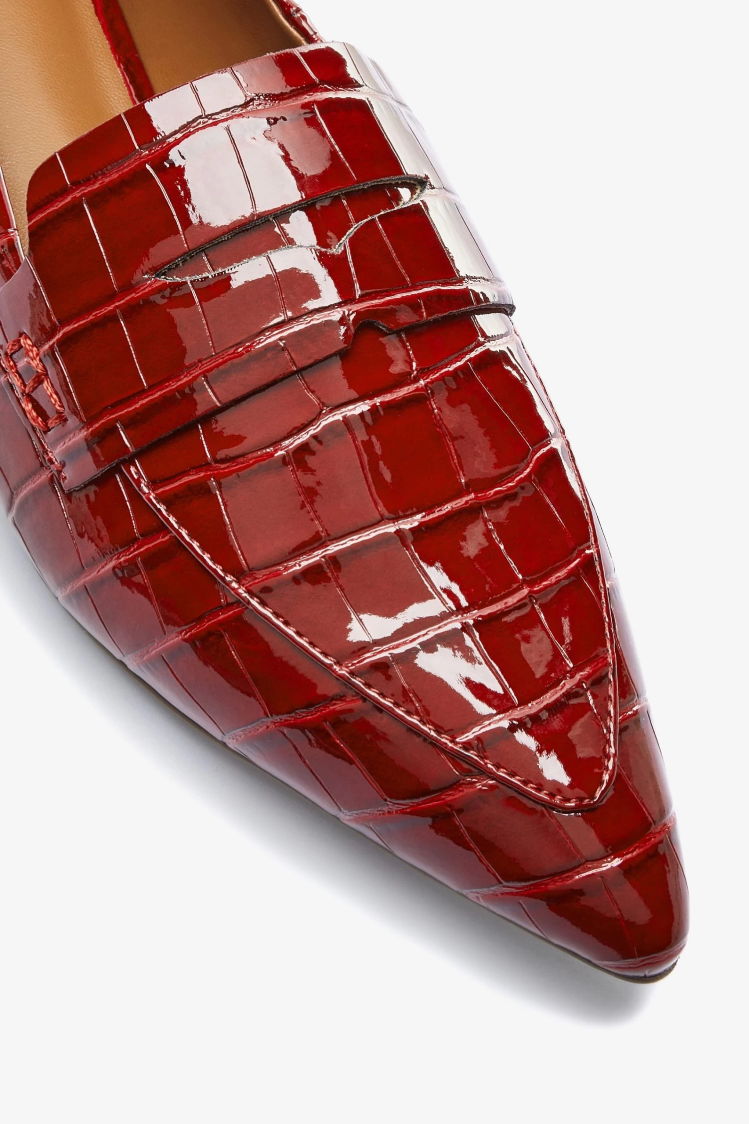 Next Red Forever Comfort® Pointed Toe Loafers 7 Next Red Forever Comfort® Pointed Toe Loafers - Image 5