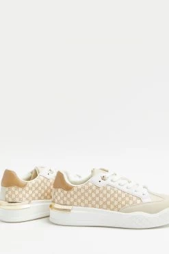 River Island Brown Wide Fit Mono Toe Lace Up Trainers -Fashion Women U92683s4