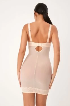 Next DD+ Firm Tummy Control Lightly Padded Lace Slip -Fashion Women U96 720s4